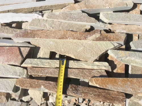 Горбушка златолит золотистый для облицовки купить в Электроуглях