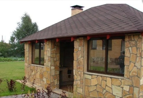 Плитняк златолит жёлтый золотистый для фасада 1,5-3см купить в Электроуглях