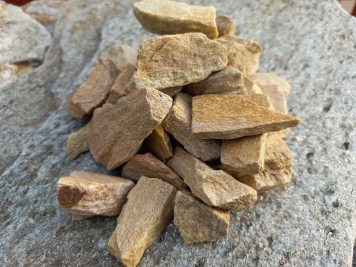 Златолит жёлтый декоративная каменная крошка купить в Электроуглях