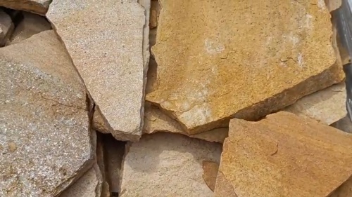 Плитняк златолит жёлтый для цоколя купить в Электроуглях
