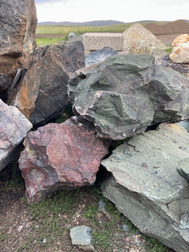 Камни для ландшафтного дизайна зелёные 10-60 килограмм купить в Электроуглях