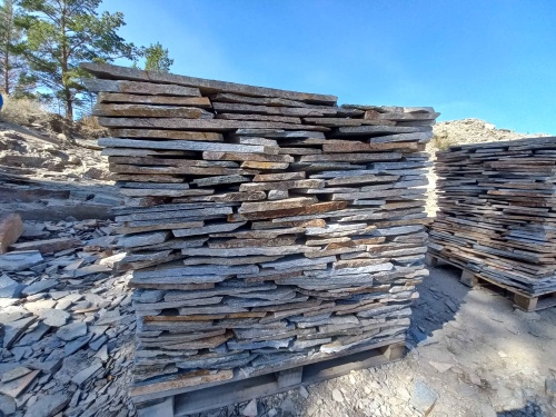 Плитняк златолит серебристый для фасада купить в Электроуглях