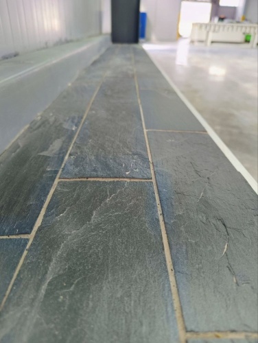 Плитка чёрная из натурального камня фасадная 30 см * 5 см, толщина 7 мм -30 мм купить в Электроуглях