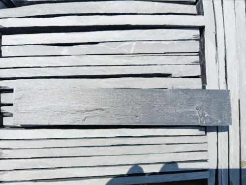 Плитка чёрная из натурального камня фасадная 30 см * 5 см, толщина 7 мм -30 мм купить в Электроуглях